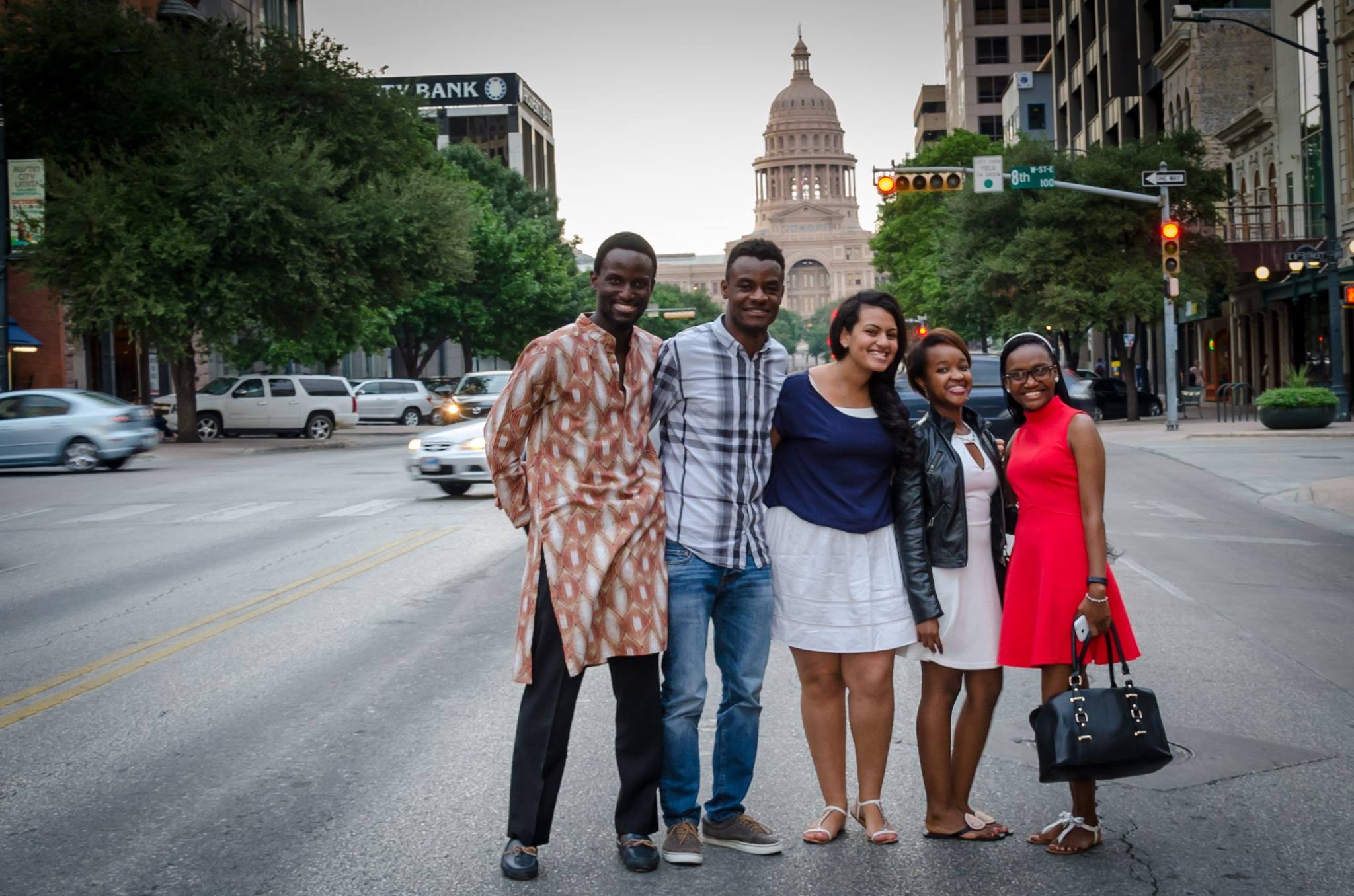 African Leadership Bridge gathering on Congress Avenue